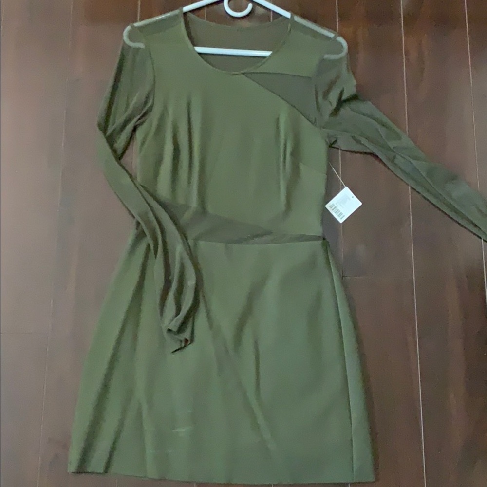 Dark green dress